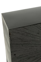 J-LINE DRESSOIR SHANIL HOUT/IJZER ZWART - Tuincentrum Lopik