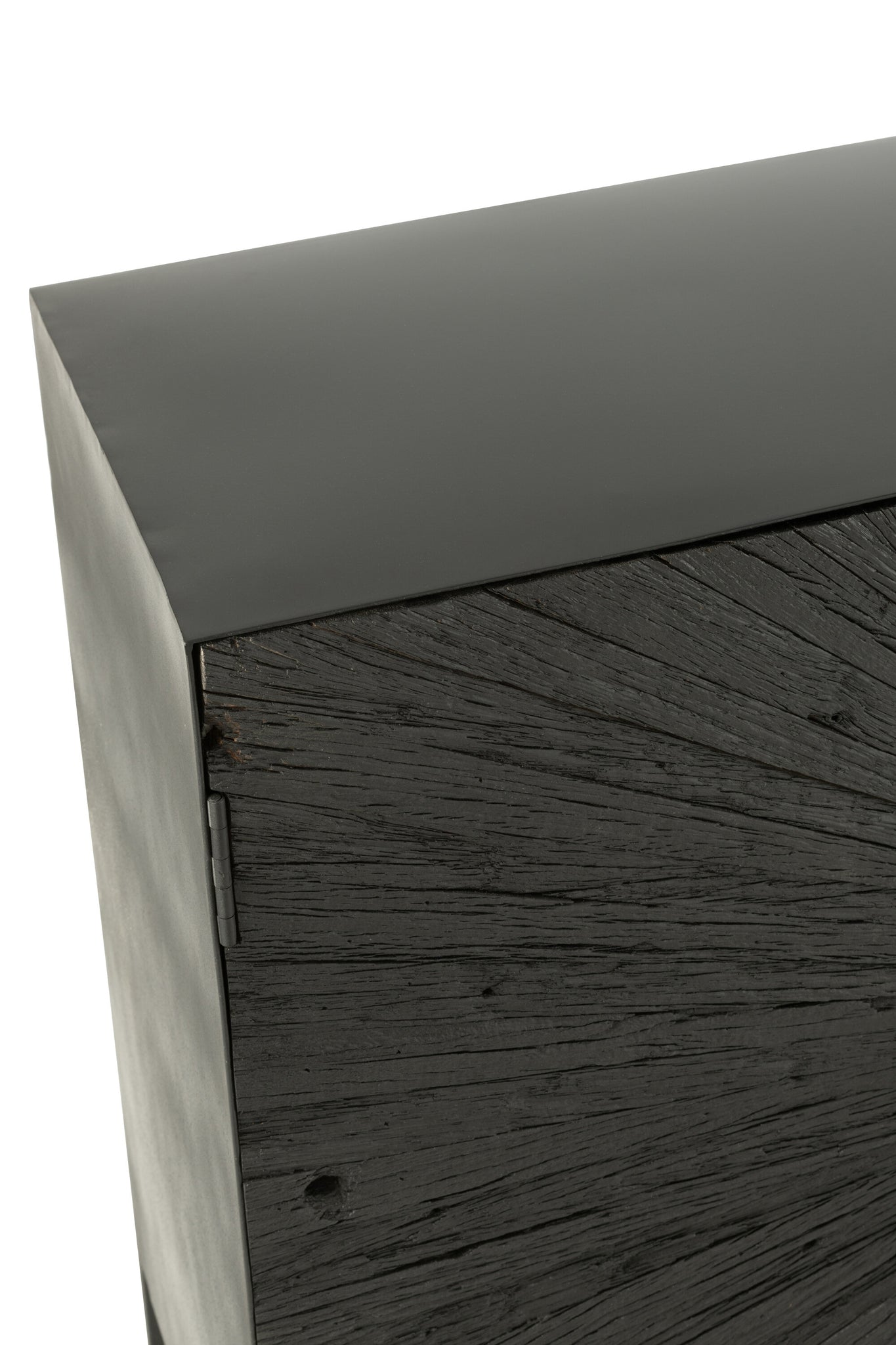 J-LINE DRESSOIR SHANIL HOUT/IJZER ZWART - Tuincentrum Lopik