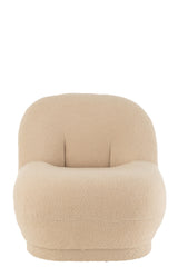 J-LINE KRUK TEDDYFLUWEEL WIT WARM BEIGE - Tuincentrum Lopik