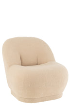 J-LINE KRUK TEDDYFLUWEEL WIT WARM BEIGE - Tuincentrum Lopik