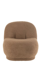 Kruk Teddyfluweel Wit Bruin - Tuincentrum Lopik