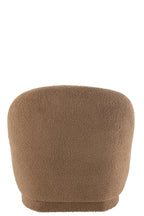 Kruk Teddyfluweel Wit Bruin - Tuincentrum Lopik