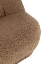 Kruk Teddyfluweel Wit Bruin - Tuincentrum Lopik