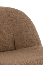 Kruk Teddyfluweel Wit Bruin - Tuincentrum Lopik