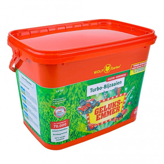  LR-A 120 TURBO GRASZAAD GELUKSEMMER 2,4KG = 120M² GAZON HERSTEL