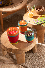 J-LINE GEURKAARS BASKET RED – WAX MIX LARGE 75H (SET VAN 2) - Tuincentrum Lopik
