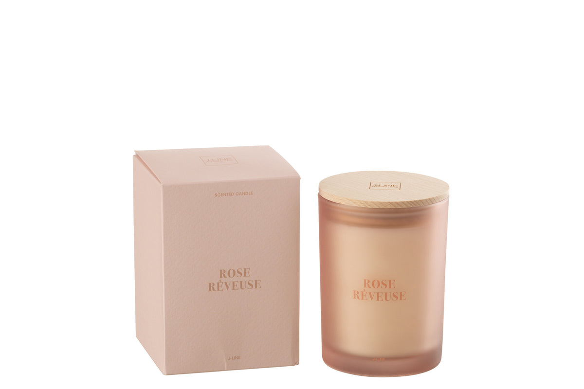 Scented Candle Accords Essentiels Rose Rêveuse-38H - Tuincentrum Lopik