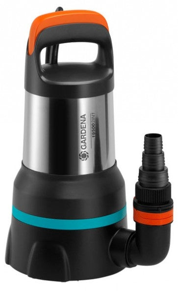 2-IN-1 SCHOON EN VUILWATER DOMPELPOMP 19500 MET AQUASENSOR