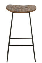 J-LINE KRUK RECHTHOEKIG RECYCLED TEAK NATUUR LARGE - Tuincentrum Lopik