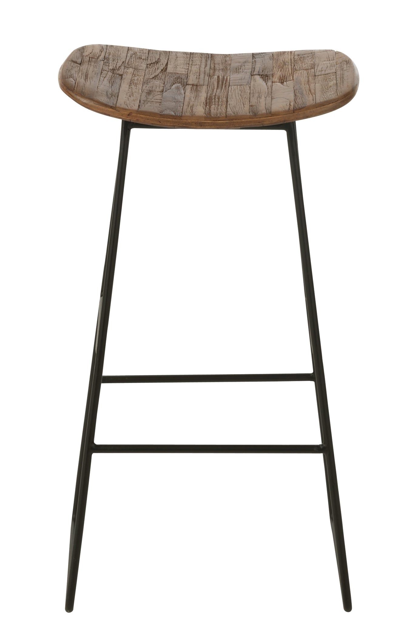 J-LINE KRUK RECHTHOEKIG RECYCLED TEAK NATUUR LARGE - Tuincentrum Lopik