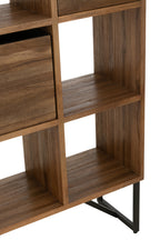 J-LINE KAST MET LADES GERECYCLED TEAK NATUREL - Tuincentrum Lopik