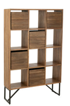 J-LINE KAST MET LADES GERECYCLED TEAK NATUREL - Tuincentrum Lopik