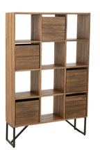 J-LINE KAST MET LADES GERECYCLED TEAK NATUREL - Tuincentrum Lopik