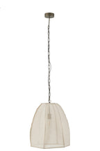 J-LINE PLAFONDLAMP PEER LINNEN/IJZER WIT KLEIN - Tuincentrum Lopik