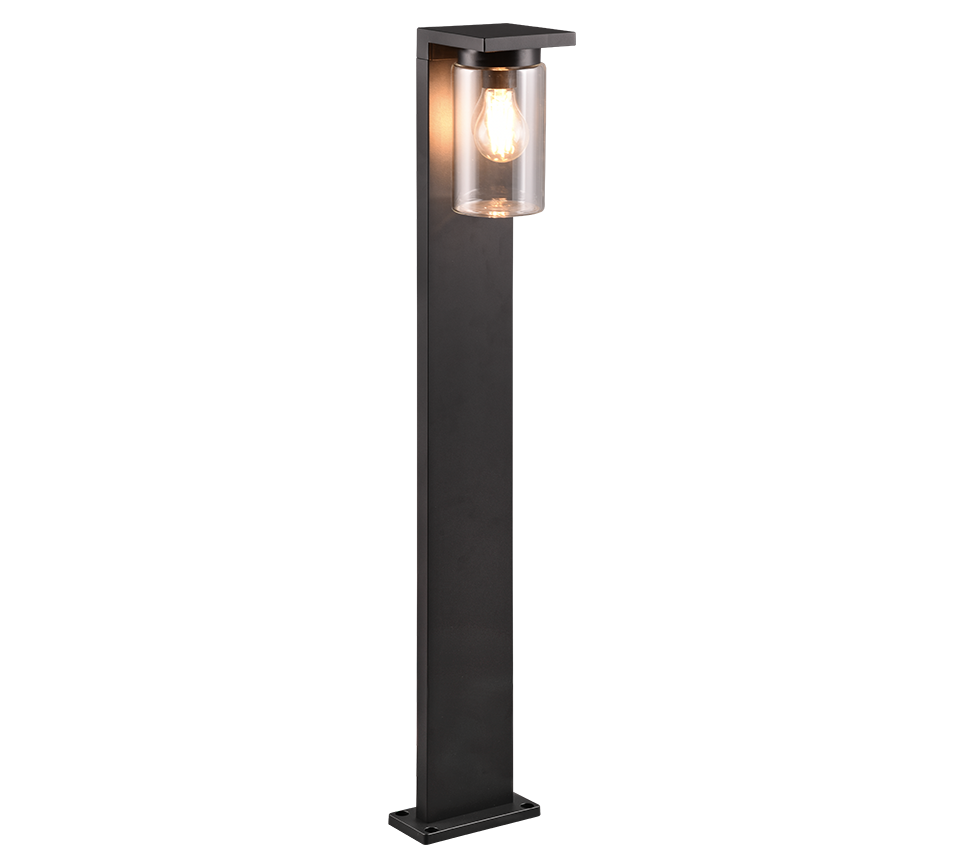 TRIO PADLAMP ARDILA ALUMINIUM/GLAS MAT ZWART 100 CM