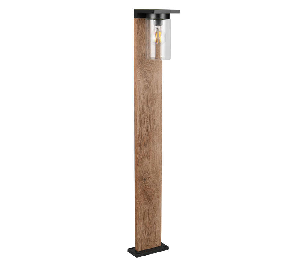 TRIO PADLAMP ARDILA ALUMINIUM/GLAS HOUTLOOK 100 CM
