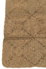 J-LINE VLOERKLEED SQUARES KUNSTSTOF NATUREL 122 X 153 CM