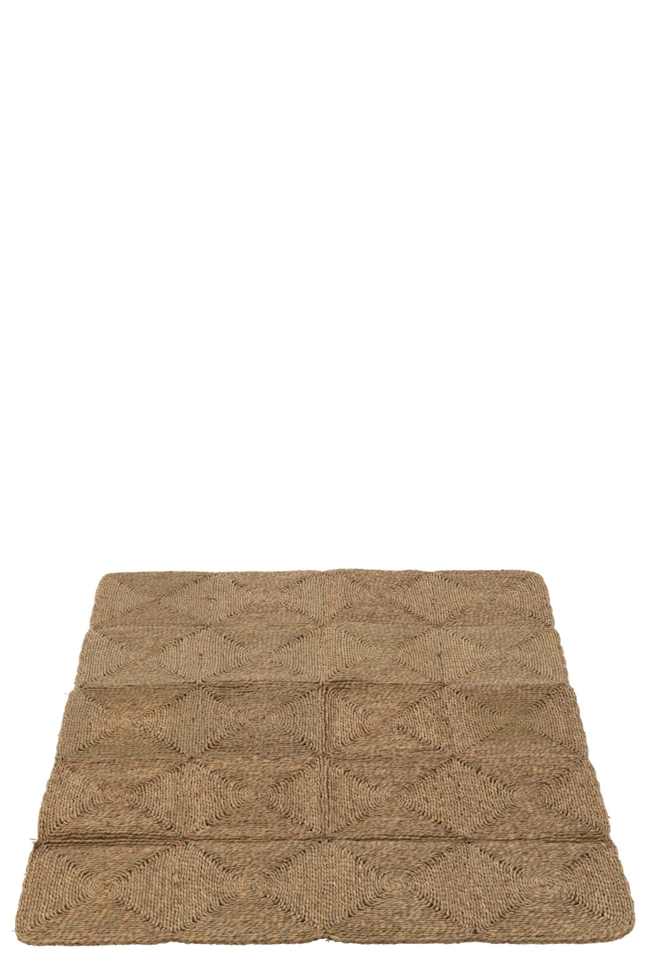 J-LINE VLOERKLEED SQUARES KUNSTSTOF NATUREL 122 X 153 CM
