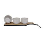 Cuisine Performance Tapasplank -  Apero-Serveeer-Set - 4-Delig