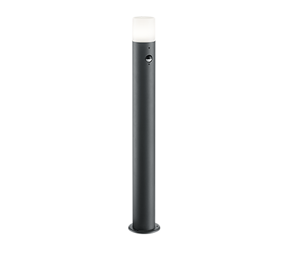 TRIO PADLAMP HOOSIC MET BEWEGINGSSENSOR ANTRACIET 80 CM