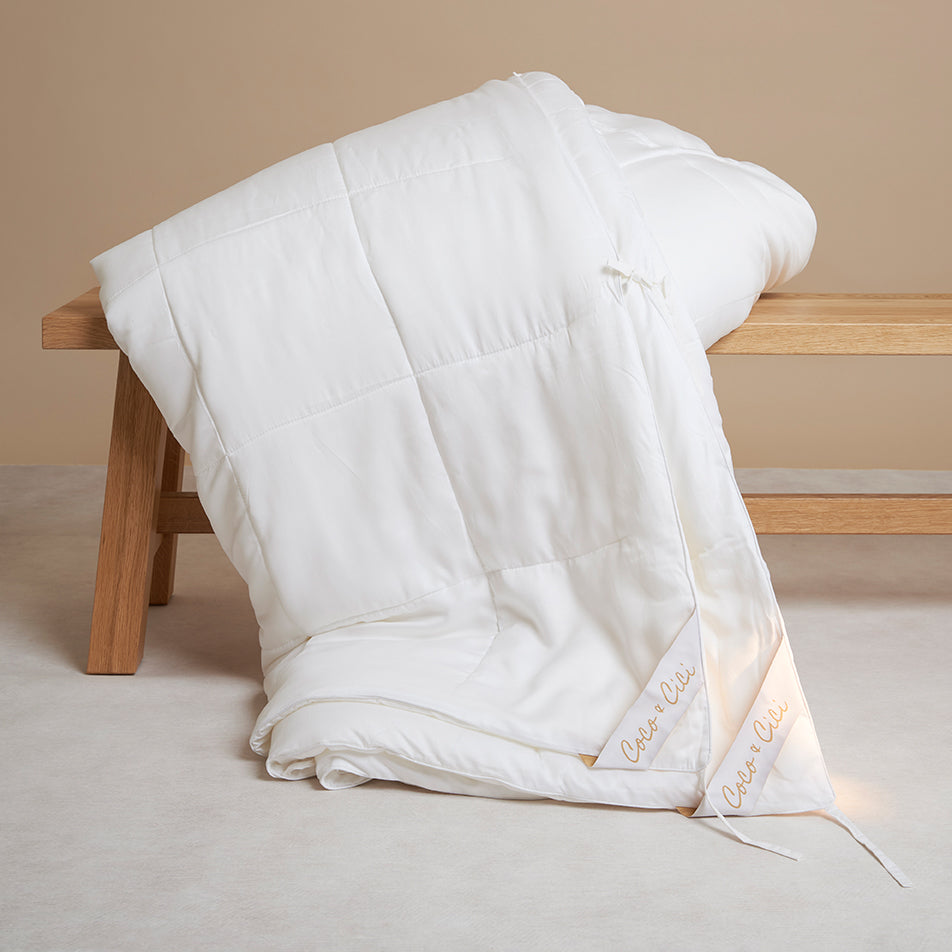 COCO & CICI TENCEL ZOMERDEKBED WIT 240 X 220 CM
