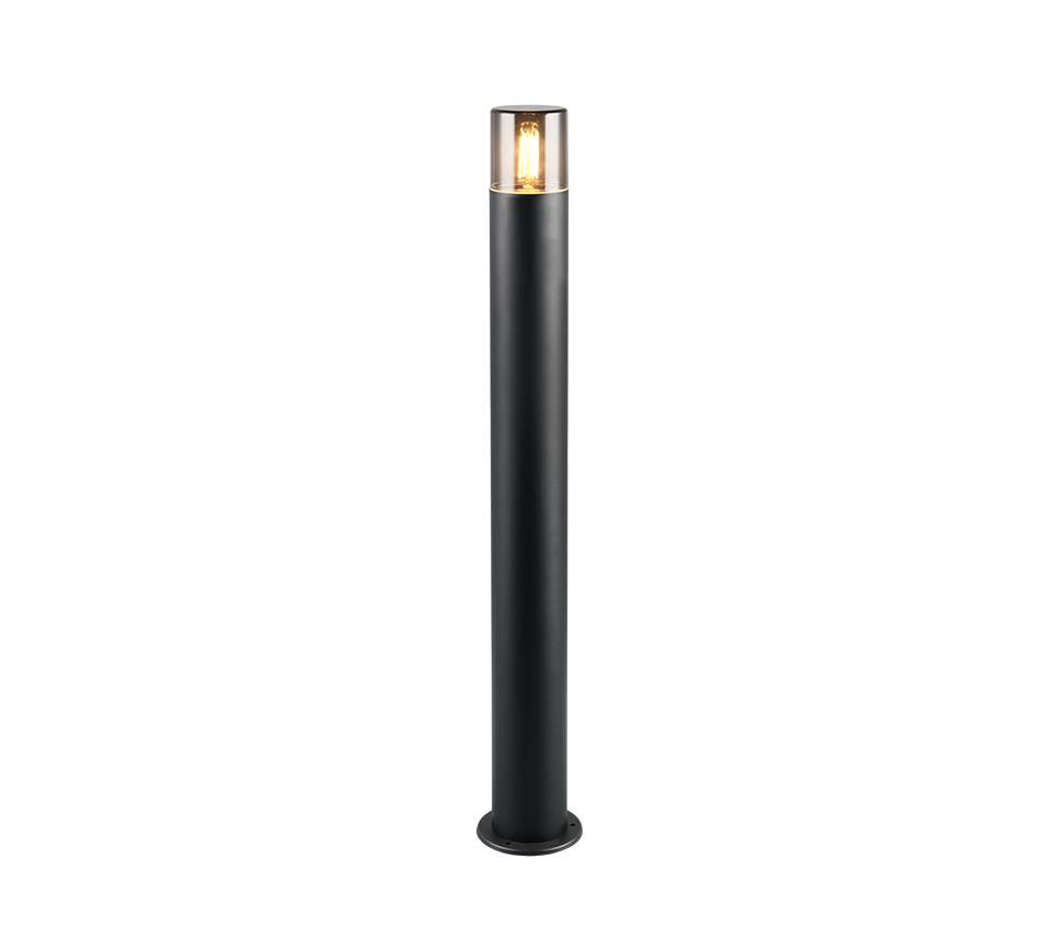 TRIO PADLAMP HOOSIC ALUMINIUM MAT ZWART 80 CM