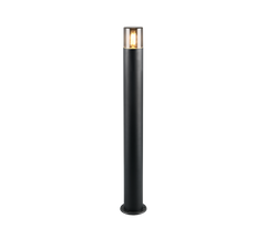 TRIO PADLAMP HOOSIC ALUMINIUM MAT ZWART 80 CM