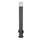 TRIO PADLAMP HOOSIC MET 2 STOPCONTACTEN ALUMINIUM ANTRACIET 80 CM
