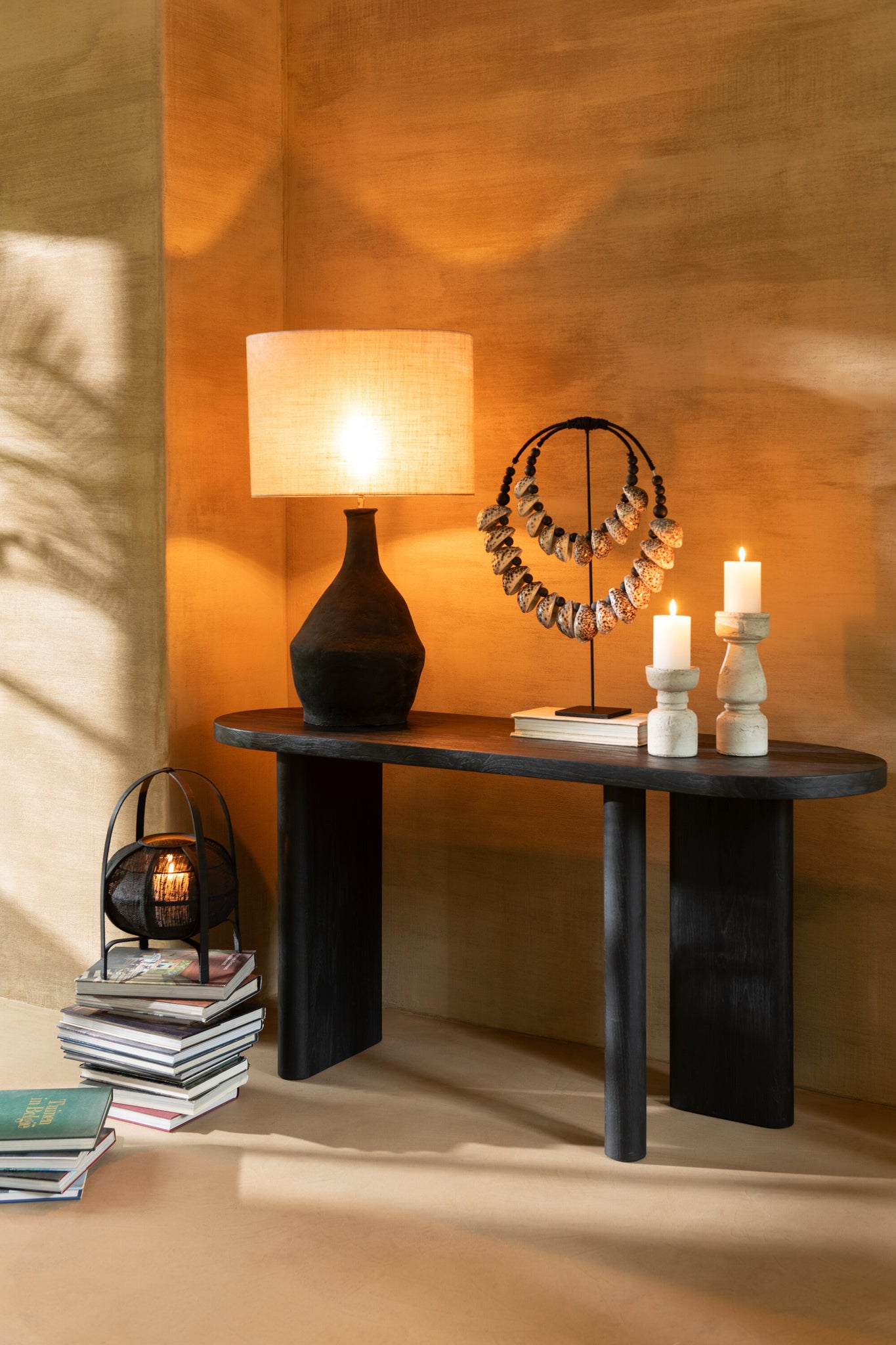 Tafel Teakhout Zwart - Tuincentrum Lopik
