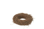 J-Line ronde krans wilgenhout/ijzer naturel klein Ø40 cm