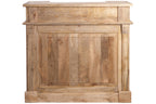 J-LINE BAR CABINET 2 DRAWERS RECTANGULAR WOOD NATURAL - Tuincentrum Lopik