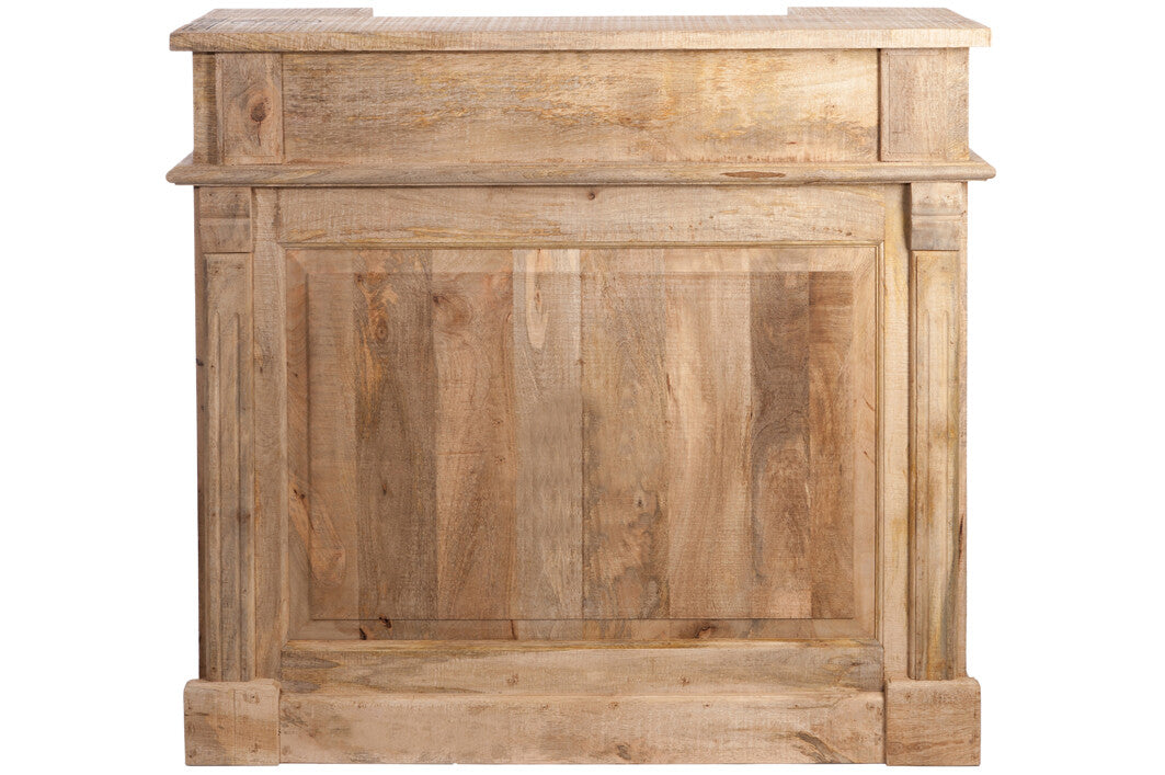 J-LINE BAR CABINET 2 DRAWERS RECTANGULAR WOOD NATURAL - Tuincentrum Lopik