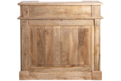 J-LINE BAR CABINET 2 DRAWERS RECTANGULAR WOOD NATURAL - Tuincentrum Lopik