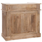 J-LINE BAR CABINET 2 DRAWERS RECTANGULAR WOOD NATURAL - Tuincentrum Lopik