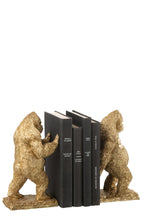 J-LINE BOEKSTEUN GORILLA RESIN GOUD SET 2 - Tuincentrum Lopik