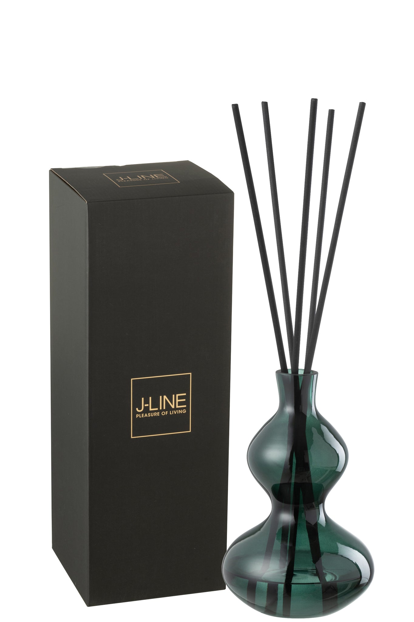 J-LINE GEUROLIE CEDAR BREEZE GLAS DONKERGROEN KLEIN - Tuincentrum Lopik