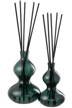 J-LINE GEUROLIE CEDAR BREEZE – GLAS DONKERGROEN LARGE - Tuincentrum Lopik