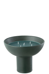 Scented Candle Ceramic Cup Dark Green-12H - Tuincentrum Lopik