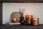 Scented Candle Li-Ly Land Wax Brown Medium-75H - Tuincentrum Lopik