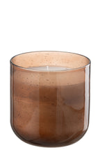 Scented Candle Li-Ly Land Wax Brown Medium-75H - Tuincentrum Lopik