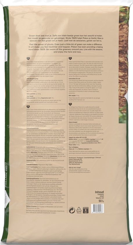 KOKOS BODEMBEDEKKER 50 LITER