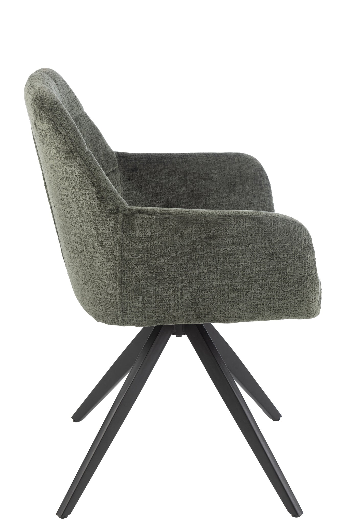 Stoel Louna ijzer/acryl groen - Tuincentrum Lopik