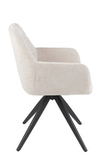 J-LINE STOEL LOUNA IJZER/ACRYL IVOOR 56.5X58X85CM - Tuincentrum Lopik