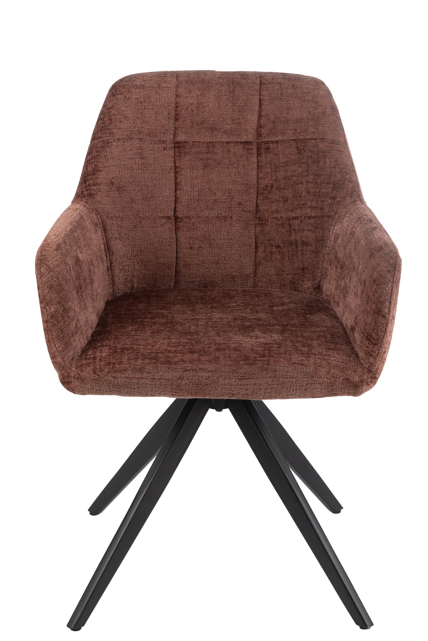 Stoel Louna ijzer/acryl bruin - Tuincentrum Lopik