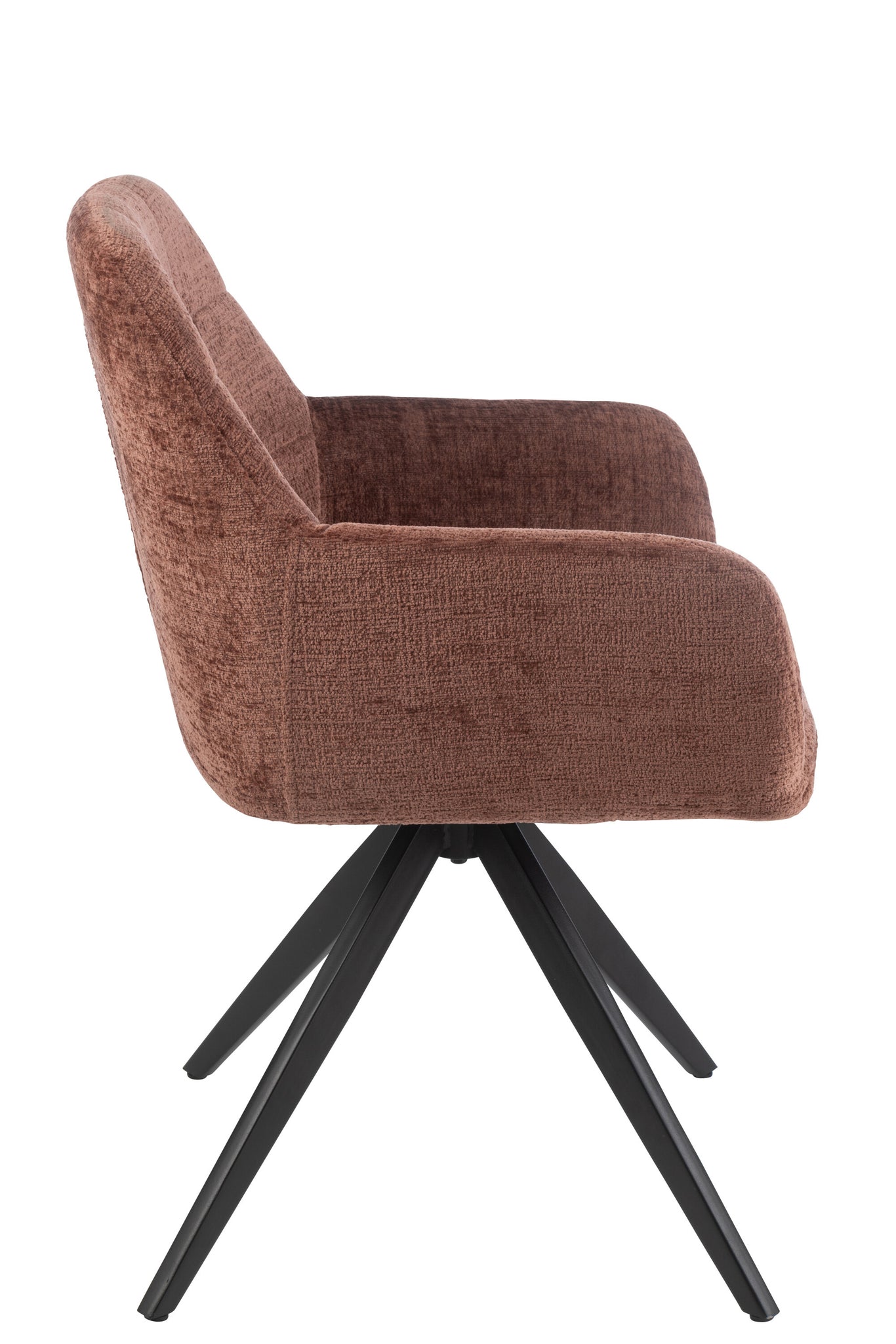 Stoel Louna ijzer/acryl bruin - Tuincentrum Lopik
