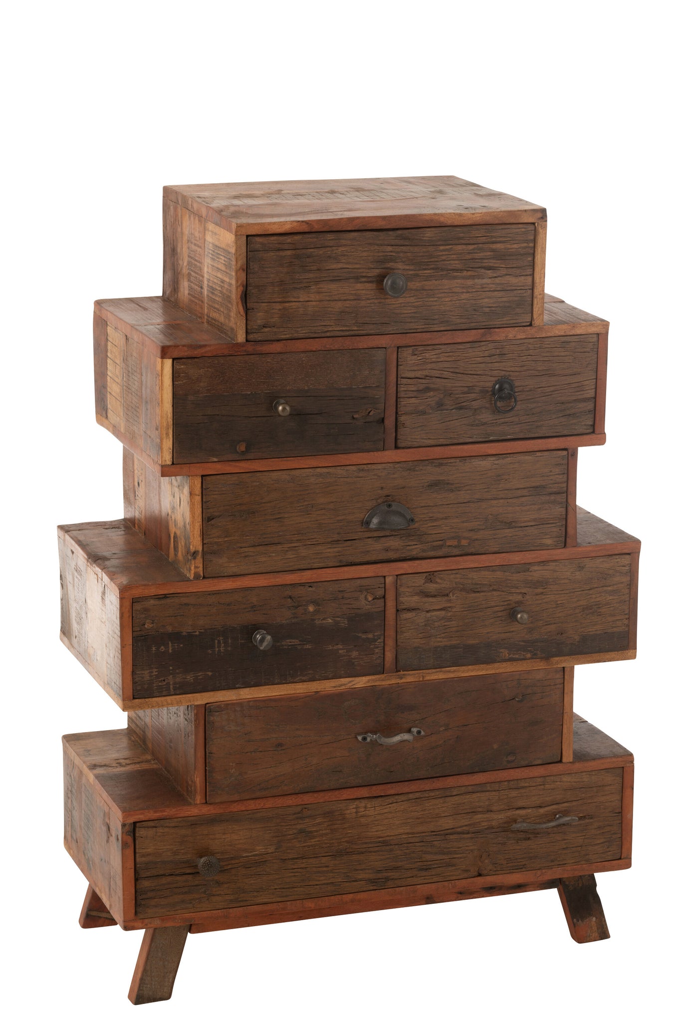Shelf Vinto Recycled Wood Natural - Tuincentrum Lopik