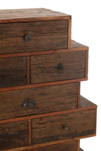 Shelf Vinto Recycled Wood Natural - Tuincentrum Lopik