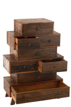 Shelf Vinto Recycled Wood Natural - Tuincentrum Lopik