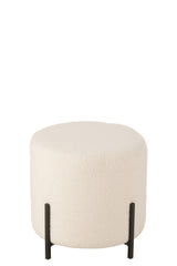 J-LINE SCHAAPKRUK STOF/SCHUIM WIT - Tuincentrum Lopik