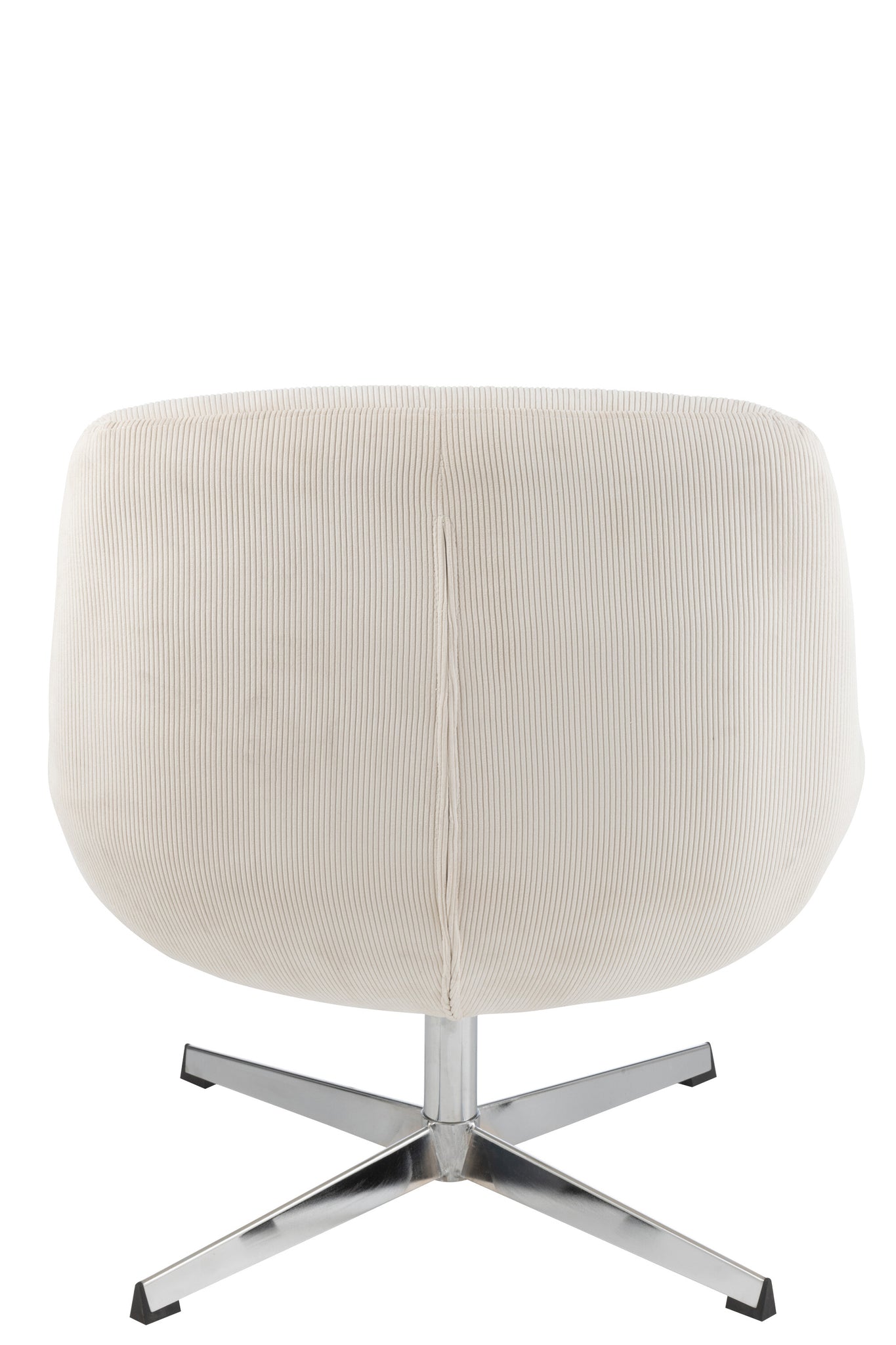 J-LINE LOUNGEFAUTEUIL CHILL METAAL/MULTIPLEX CRÈME/ZILVER - Tuincentrum Lopik